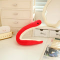 Year of the Snake Plush Keychain – Cute Green Snake Stuffed Toy Plush Toy Keychain Nixie red
