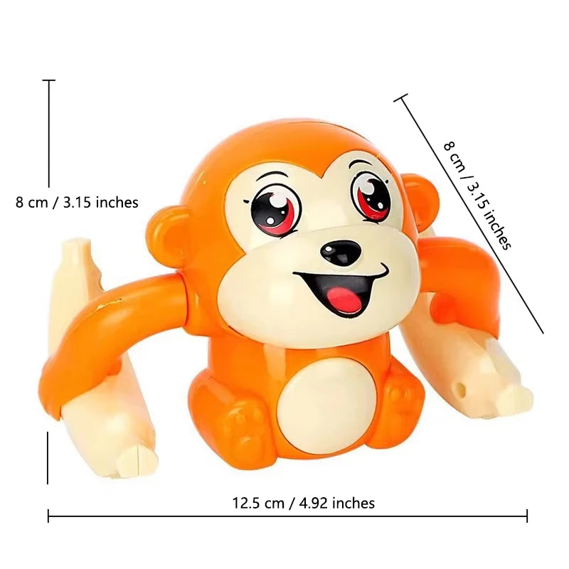 Electric Rolling Tumbling Monkey Toy with Lights & Music Electronic Kids Toy Nixie