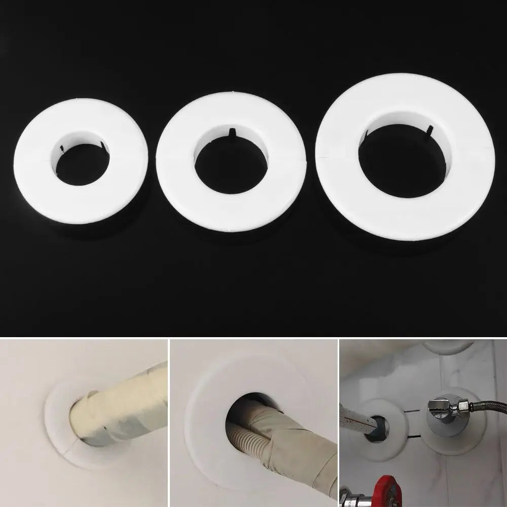 Chrome Pipe Wall Flange Cover – Faucet Decorative Escutcheon