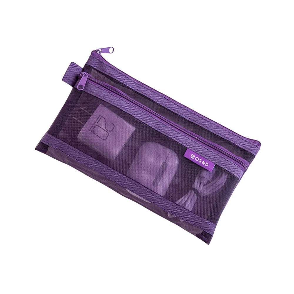 Mini Transparent Zipper Storage Bag – Cosmetic & Coin Pouch