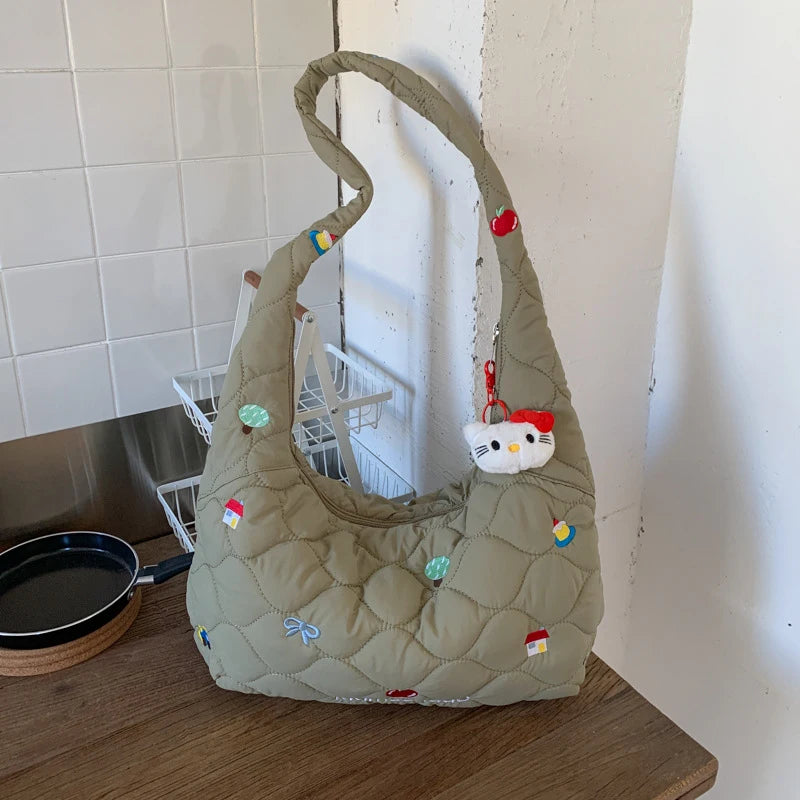 Nixie Large Quilted Shoulder & Crossbody Bag for Women Shoulder Crossbody Bag Nixie