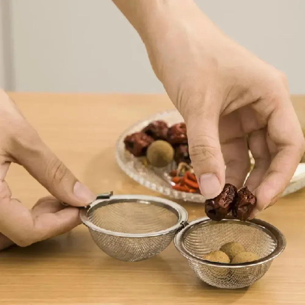 Stainless Steel Sphere Tea Ball Infuser & Spice Strainer