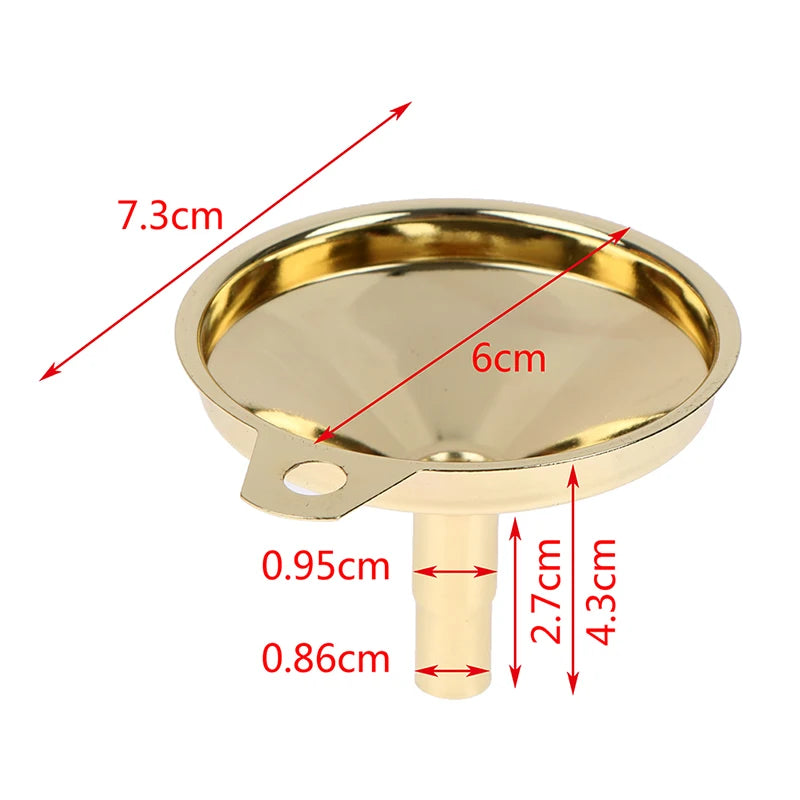 Gold Stainless Steel Kitchen Funnel – Oil & Liquid Dispenser Kitchen Funnel Nixie