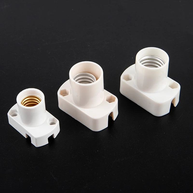 E12 E14 E17 Mini Screw Lamp Base Bulb Socket Holder Adapter