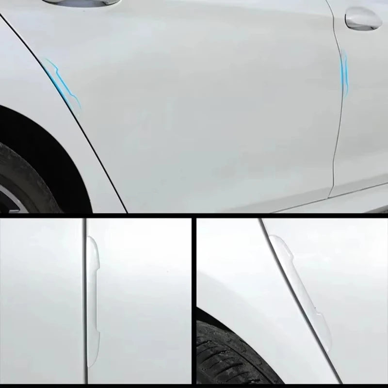 Transparent Car Door Edge Guards & Mirror Protector Strips 4PCS Car Door Protector Nixie
