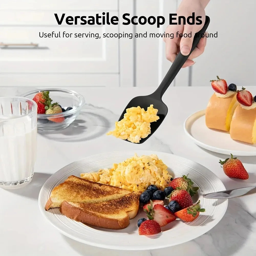 4-Piece Silicone Spatula Set – High-Temp Turner & Kitchen Tools Silicone Spatula Set Nixie