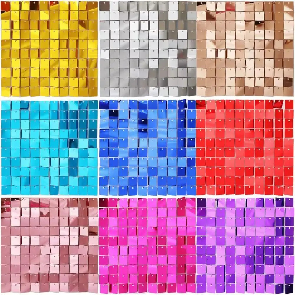 Glitter Sequin Backdrop Panel 30x30cm | Party & Wedding Decor
