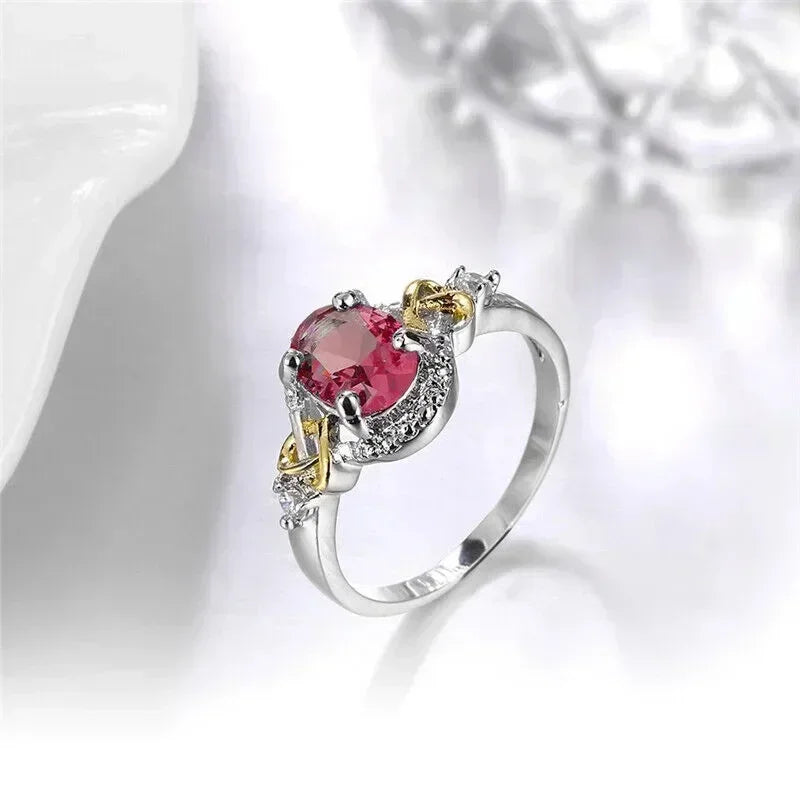 Silver Zircon Wedding Band Ring – Unisex Sizes 6–10 Fashion Ring Nixie