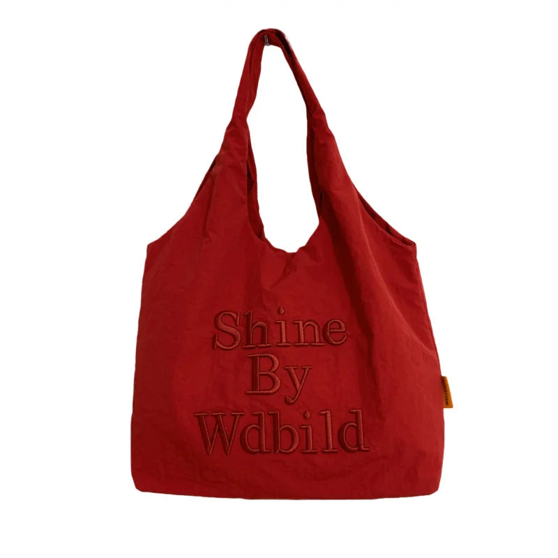 Casual Nylon Tote Bag – Lightweight Women's Shoulder Bag Women's Tote Bag Nixie
