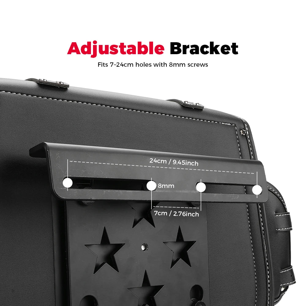 Motorcycle PU Leather Saddlebag | Waterproof Side Storage Bag Motorcycle Saddlebag Nixie