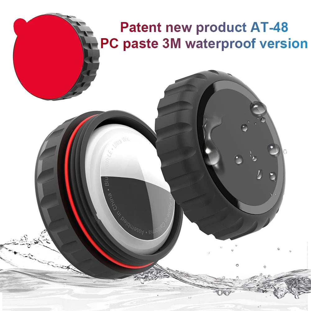 Waterproof Apple AirTag Holder Case with Adhesive Sticker GPS Tracker Case Nixie
