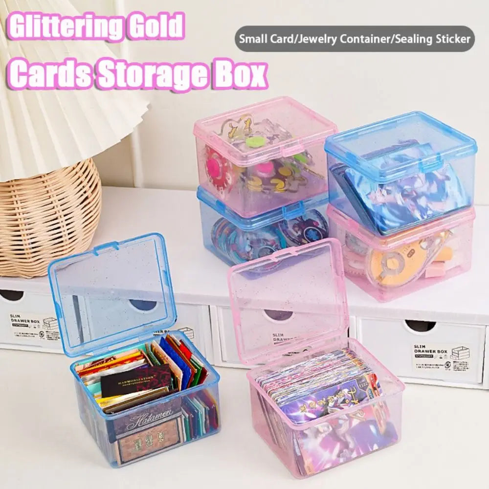 Transparent Flip Storage Box – Cards, Jewelry & Desk Organizer Flip Storage Box Nixie