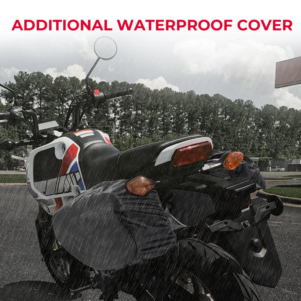 KEMITOUR 30L Motorcycle Saddlebags – Universal Extendable Panniers Motorcycle Pannier Bags Nixie