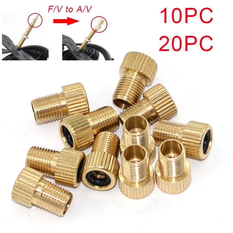 Presta to Schrader Valve Adapter | Road Bike Tire Converter Bike Valve Adapter Nixie