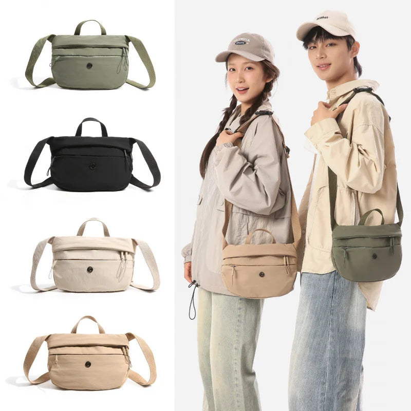 Men's Nylon Crossbody Chest Bag – Multifunctional Sports Sling Crossbody Chest Bag Nixie
