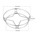 Round Stainless Steel Pot Holder Trivet & Steamer Rack Kitchen Trivet Rack Nixie L