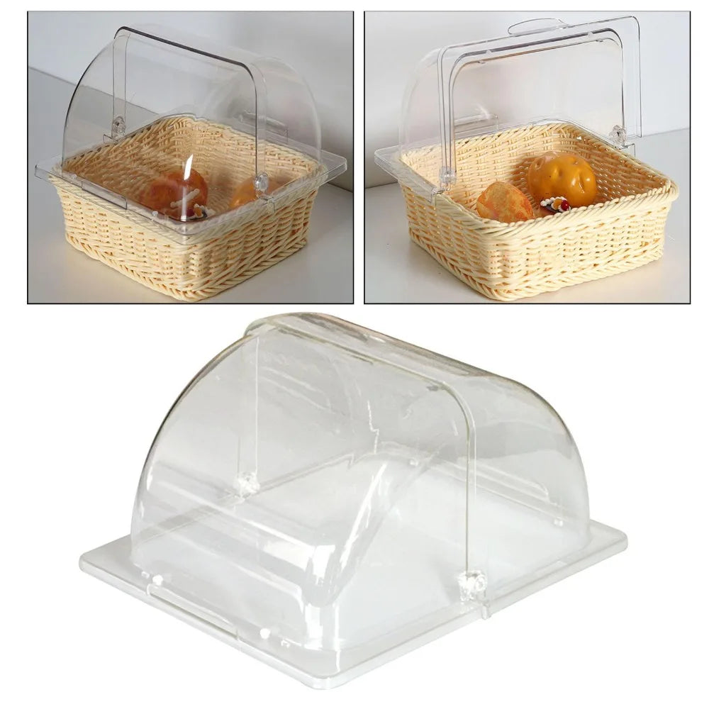 Transparent Food Display Cover Dustproof Dome Lid for Pastries Food Display Cover Nixie