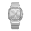 Timetti Square Quartz Watch – Silicone Strap Casual Watch