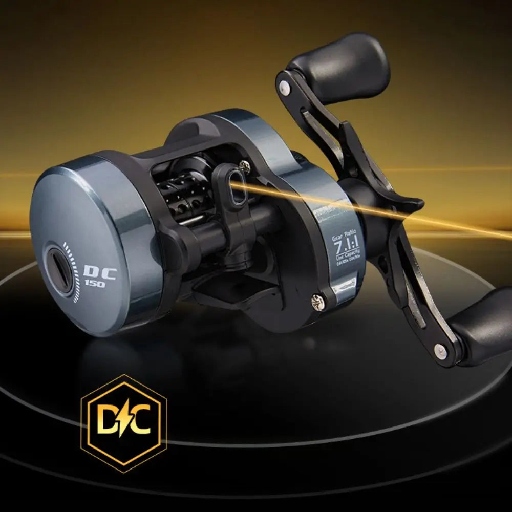 Baitcasting Reel 7.1:1 Gear Ratio 8kg Drag DC Brake 6+1 Bearings Baitcasting Fishing Reel Nixie