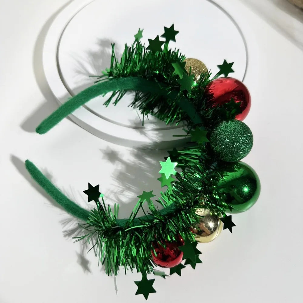 Christmas Colorful Ball Headband – Festive Holiday Hair Accessory Holiday Hair Headband Nixie