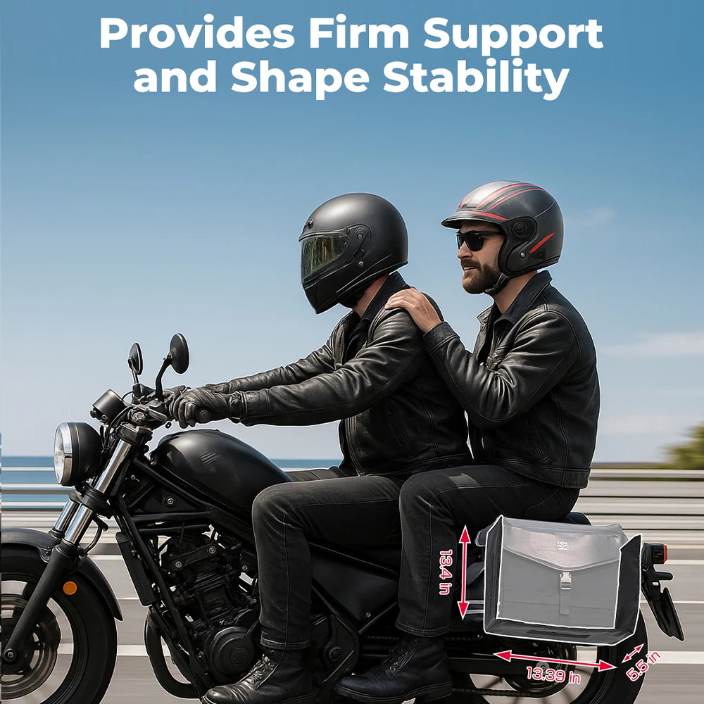 KEMITOUR 28L Throw-Over Motorcycle Saddle Bags – Universal Fit Motorcycle Saddlebags Nixie