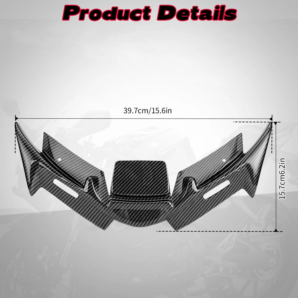 Yamaha R15 V4 2022–2023 ABS Front Winglet Fairing Cover Motorcycle Winglet Fairing Nixie