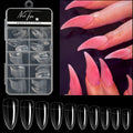 100Pcs Y2K Acrylic False Nail Tips Set – DIY Nail Art for Women