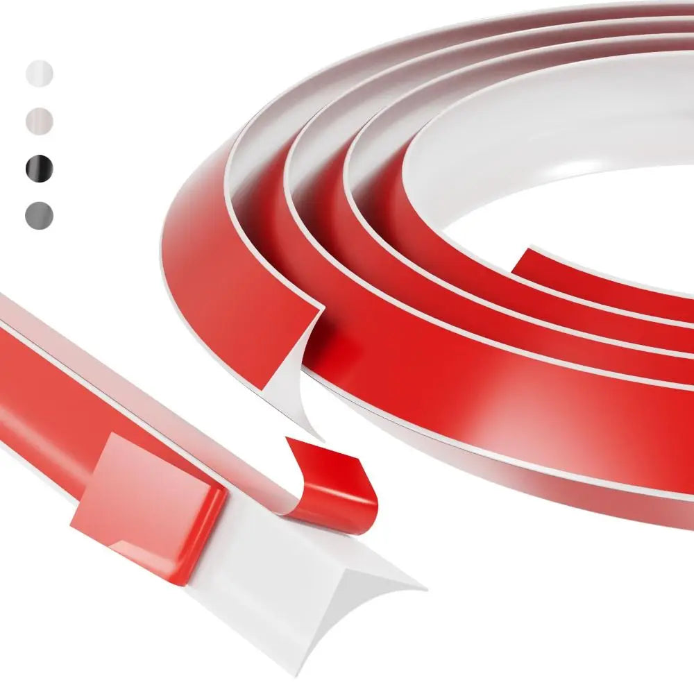 Silicone Quarter Round Molding Trim – Peel & Stick Seal Strip Molding Trim Strip Nixie