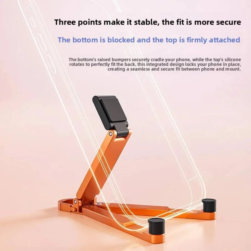 Portable Mini Keychain Phone Stand – Folding ABS Holder Phone Stand Nixie
