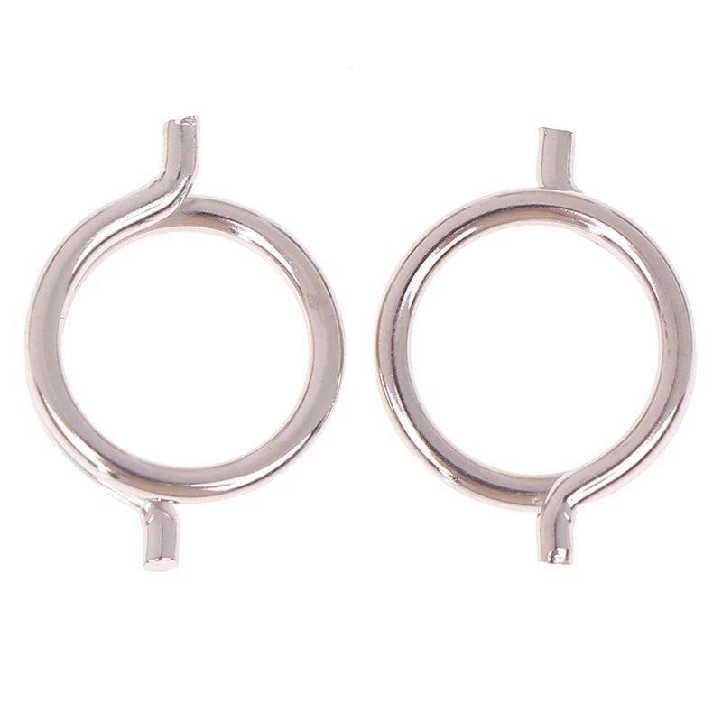 2PCS Nickel-Plated Steel Torsion Spring for Scissors 15mm Replacement Torsion Spring Nixie