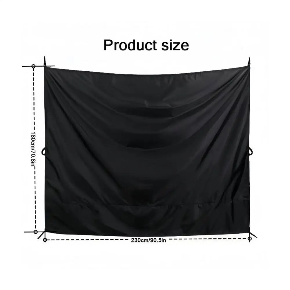 Camper Van Rear Door Curtain Cover – Waterproof UV Shade Vehicle Door Curtain Nixie As show