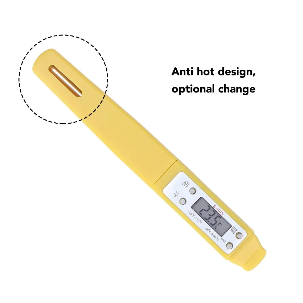 Digital Food Thermometer -50°C~300°C Instant Read Kitchen Probe Kitchen Thermometer Nixie