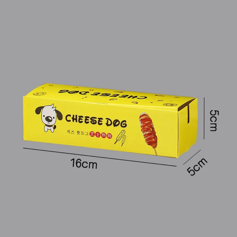 100 Pcs Hot Dog Boat Boxes | Food-Grade Disposable Paper Trays Food Packaging Tray Nixie G