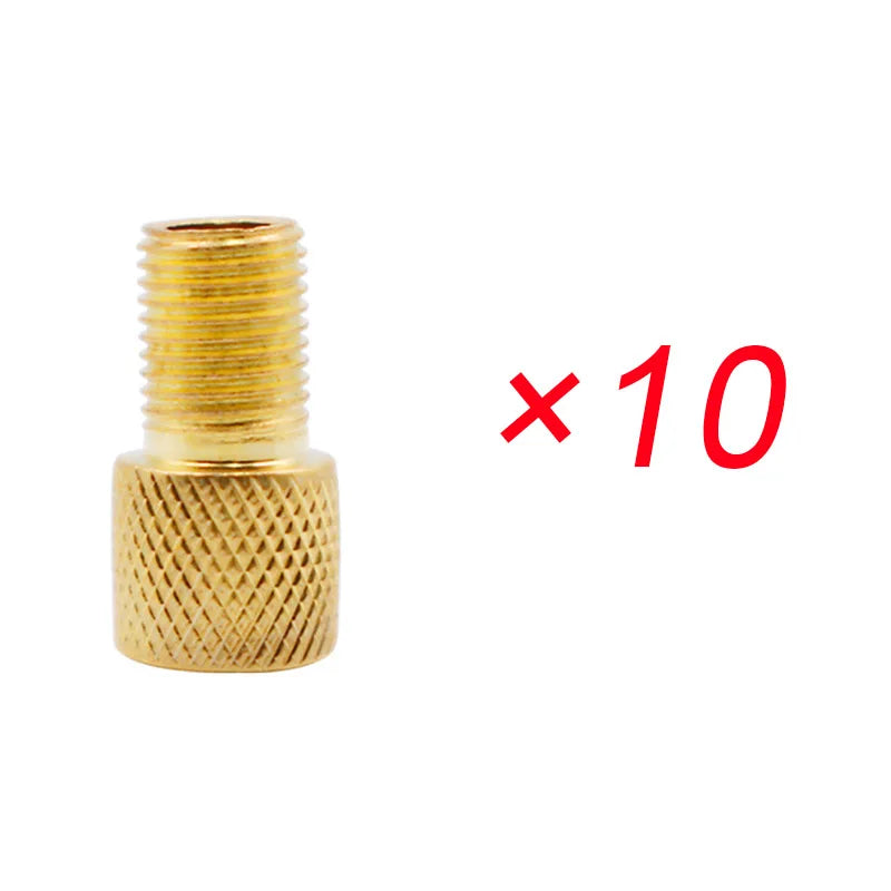 Presta to Schrader Valve Adapter | Road Bike Tire Converter Bike Valve Adapter Nixie Grid GRAIN-10PC
