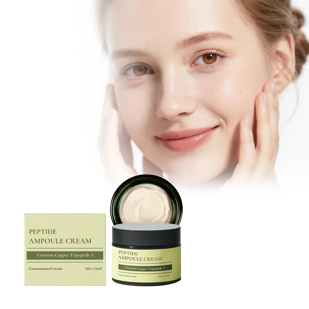 Blue Copper Peptide Face Cream – Hydrating Firming Moisturizer Facial Moisturizer Cream Nixie