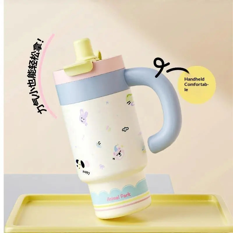 850ml Cartoon Stainless Steel Insulated Tumbler with Handle Insulated Tumbler Nixie