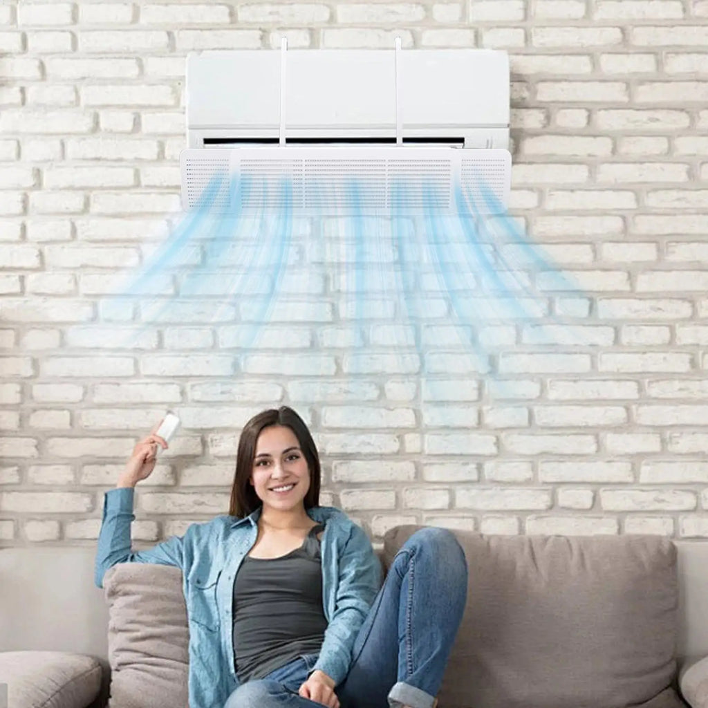 Universal Wall Mounted AC Air Deflector Guide Plate 3-in-1