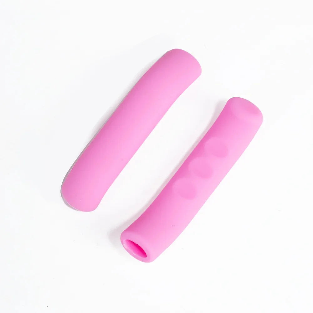 Silicone Bike Brake Lever Covers – Anti-Slip Universal Pair Brake Lever Cover Nixie Brake Lever- pink