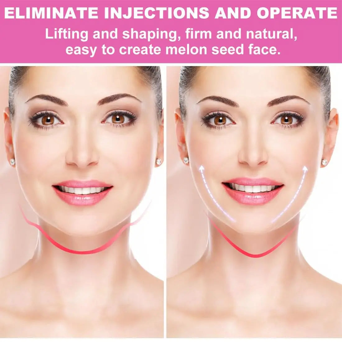 40pcs Invisible Face Lifting Tape – Ultra-Thin Contouring Strips Face Lifting Tape Nixie