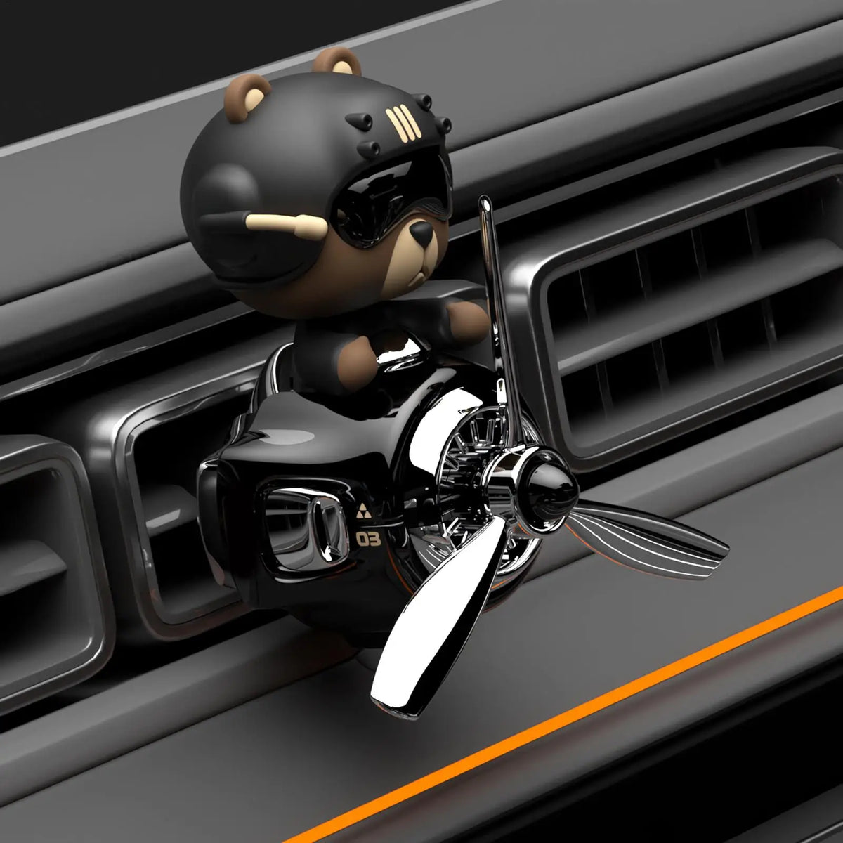 Bear Car Air Freshener Vent Clip Aromatherapy Diffuser