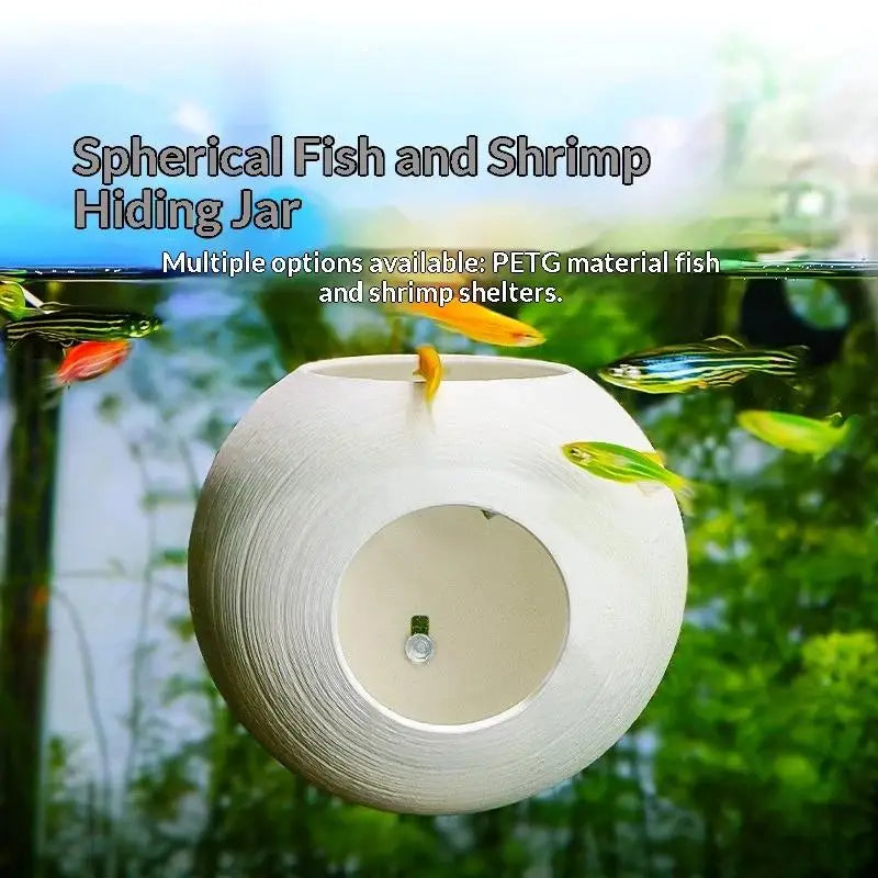 3D Printed Aquarium Shrimp Dome Shelter Cave | Fish Hiding Cave Aquarium Cave Decor Nixie