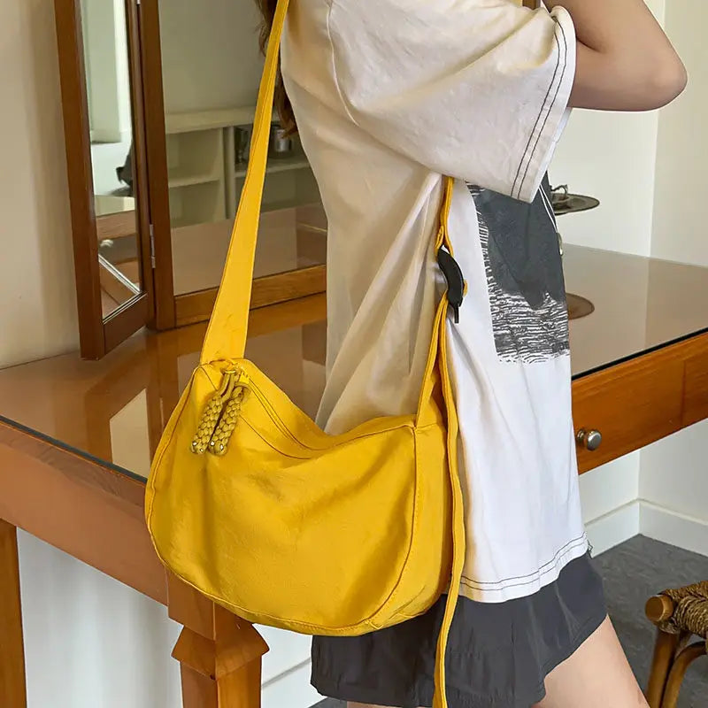 Soft Girl Dumpling Crossbody Bag | Harajuku Vintage Style Crossbody Bag Nixie