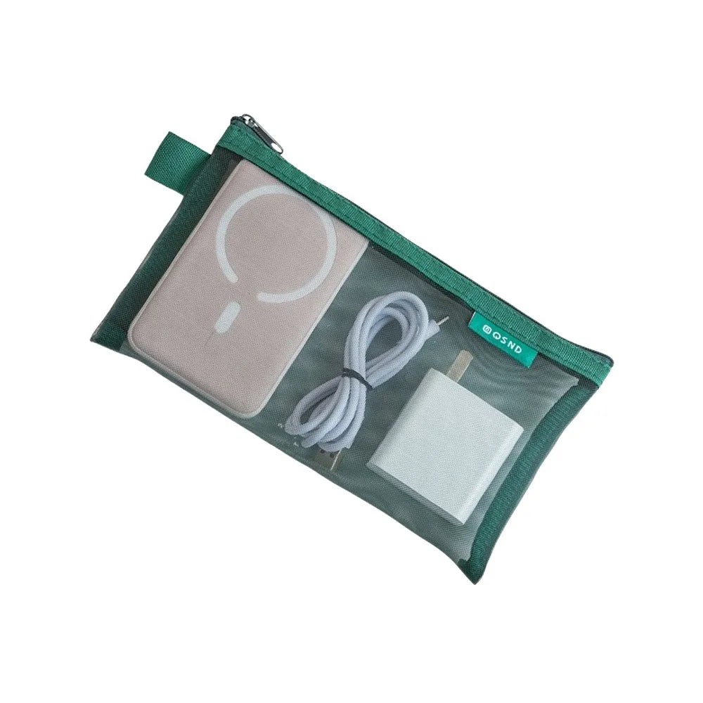 Mini Transparent Zipper Storage Bag – Cosmetic & Coin Pouch