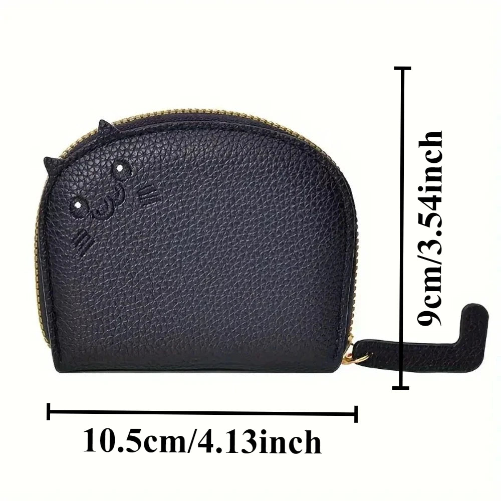 Cartoon Cat Wallet Women Multi-Card Slots Cute Coin Purse Fashion Coin Purse Nixie