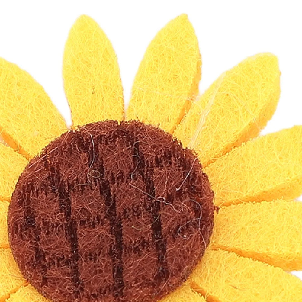 18pcs 3D Sunflower Felt Patches for DIY Sewing & Crafts Felt Craft Patches Nixie Default Title