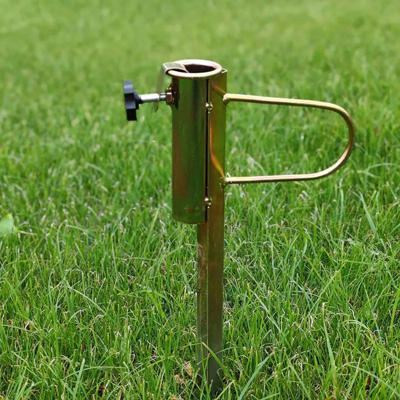Metal Beach Umbrella Anchor Stand – Outdoor, Garden & Camping Umbrella Anchor Stand Nixie