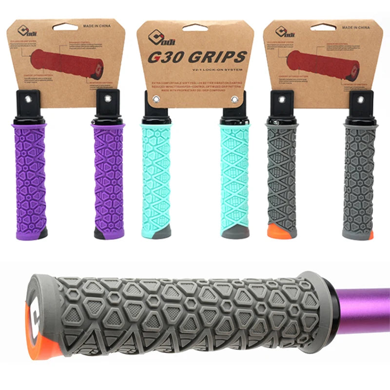 ODI G30 Silicone Lock-On MTB Bike Handlebar Grips | Non-Slip Bike Handlebar Grips Nixie