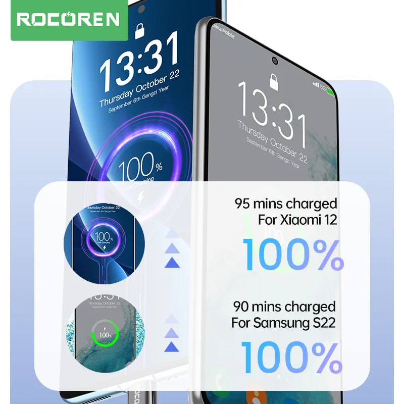 Rocoren USB-C Cable 3A Fast Charging 3M | Xiaomi Samsung Huawei USB-C Charging Cable Nixie