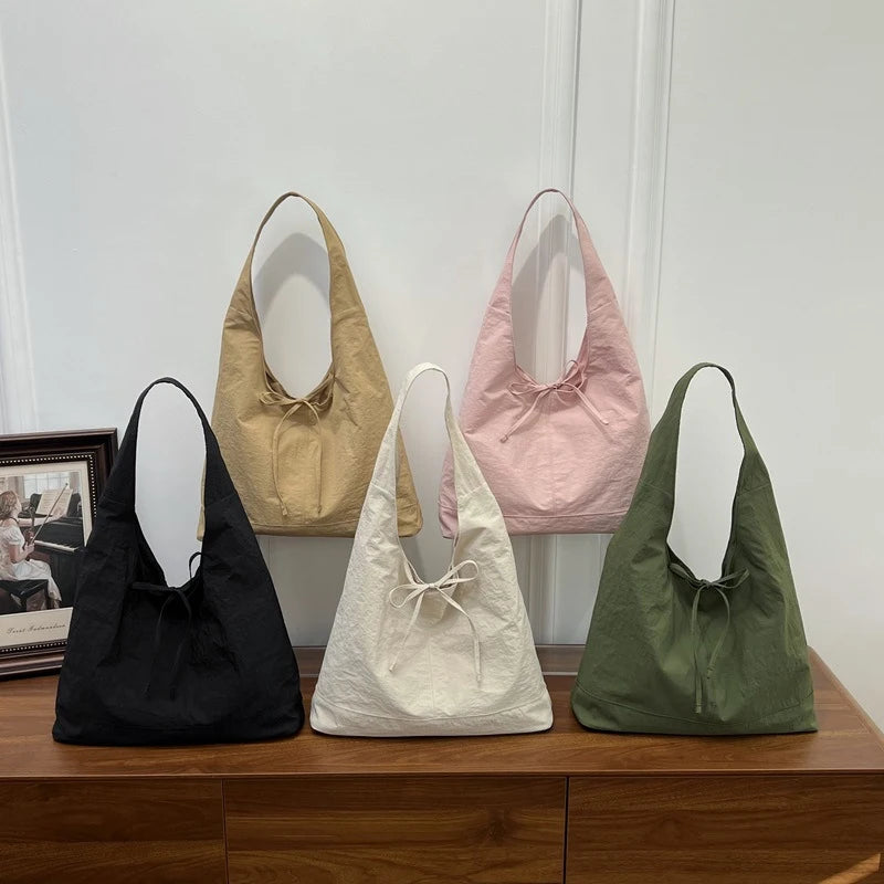 Korean Bowknot Tote Bag – Large Capacity Crossbody Shoulder Bag Women's Tote Bag Nixie