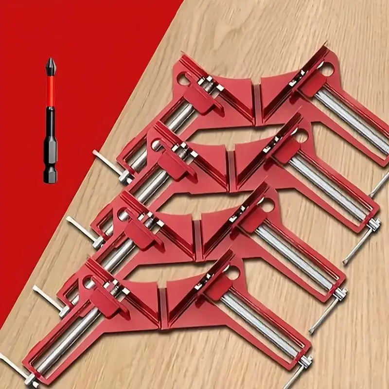 90 Degree Right Angle Clamps – Woodworking & DIY 1/4Pcs Right Angle Clamp Nixie 4pcs Red